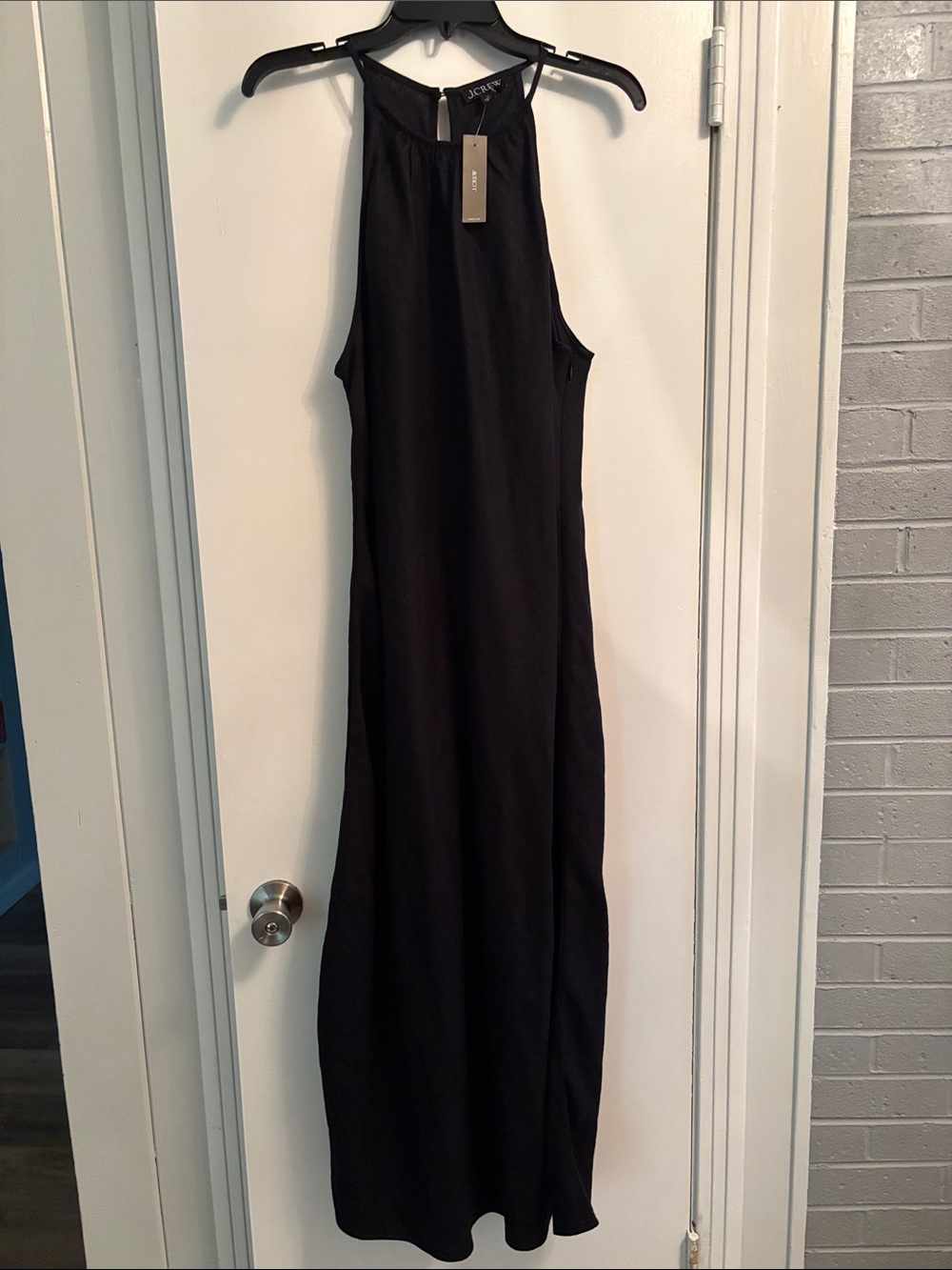 J Crew thick linen dress. Sz 14. New with tags.